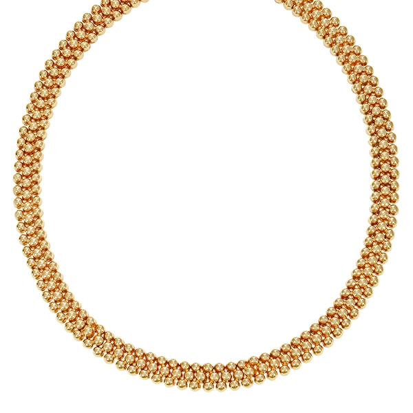 Collier, 14K, Gelbgold, L43cm 