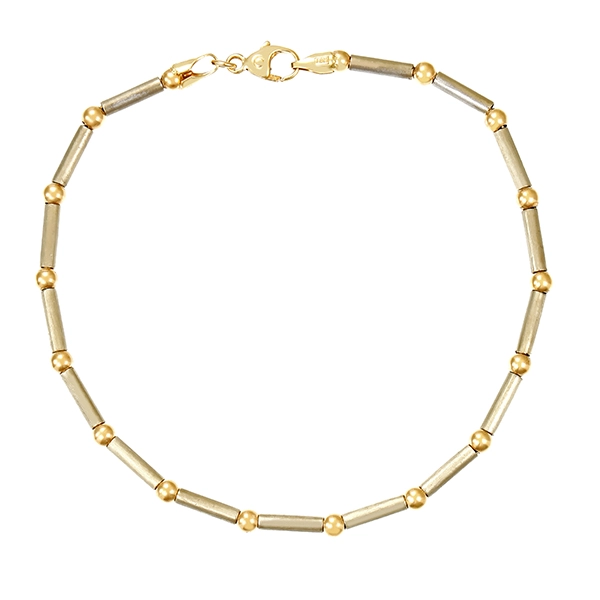 Armband, 14K, Gelb-/Weißgold