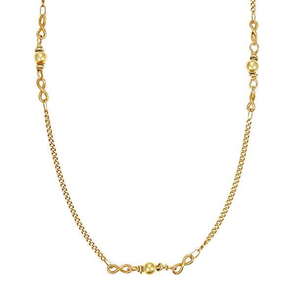 Collier, 14k, Gelbgold