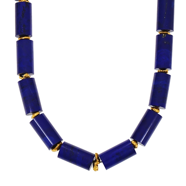 Kette, 18K, Gelbgold, Lapis