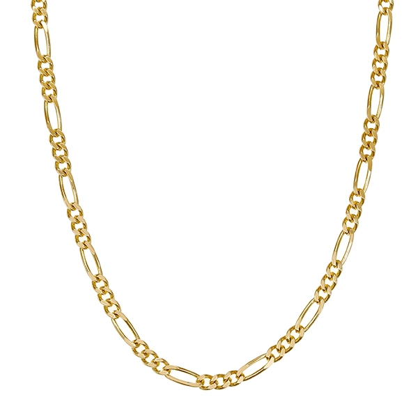 Goldkette Figaro-, 14K, Gelbgold