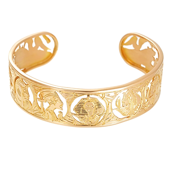 Armreif, 18K, Gelbgold, Nofretete