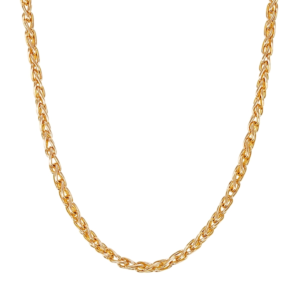 Kette, 14K, Gelbgold, Zopf