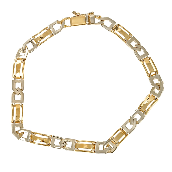 Armband, 18K, Gelb-/Weißgold