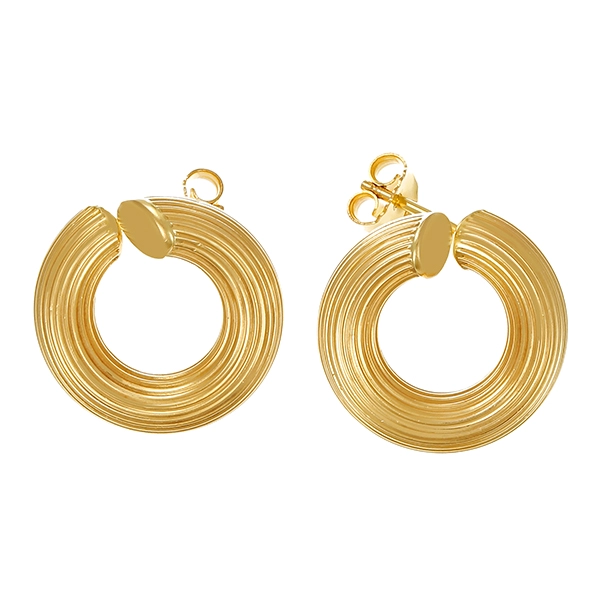 Creolen, 14K, Gelbgold