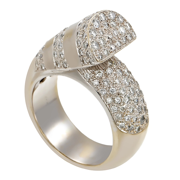 Diamantring, 18K, Weißgold, Brillanten 1,50 ct