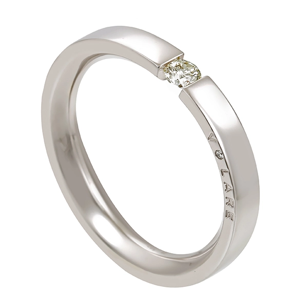 Diamantring, 14K, Weißgold, Brillant, Diamant