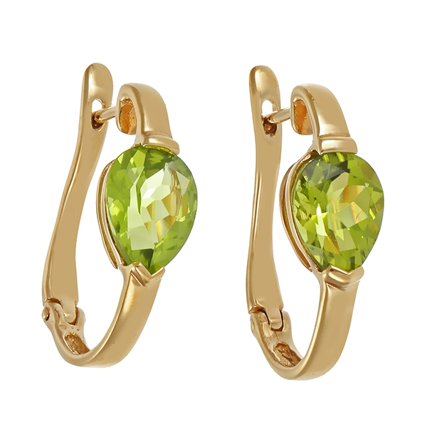 Ohrhänger, 8K, Gelbgold, Peridot