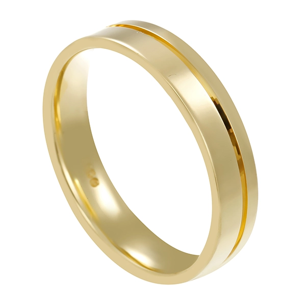 Herrenring, 14K, Gelbgold