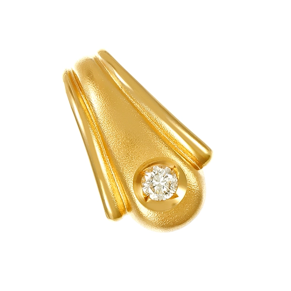 Anhänger, 14K, Gelbgold, Brillant