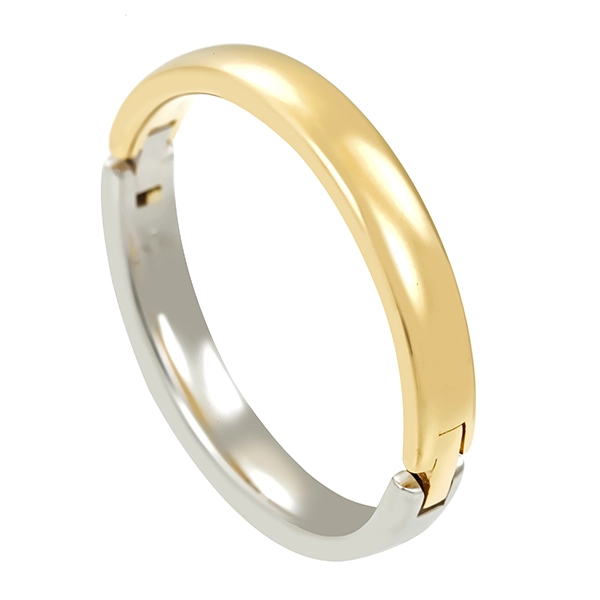 Ring, 18K, Gelbgold, Platin