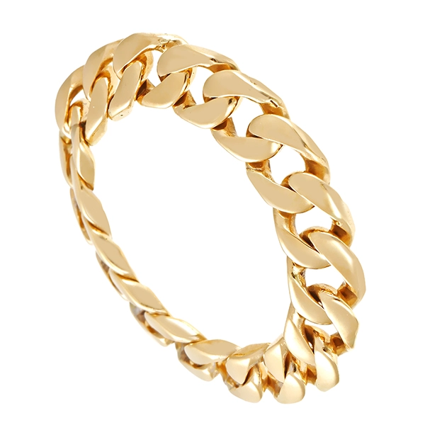 Ring, 8K, Gelbgold, Kettenring