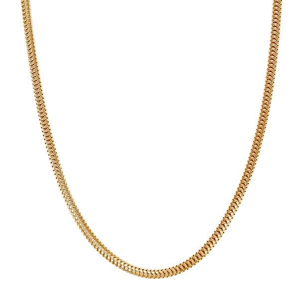 Kette, 14K, Gelbgold, Schlange