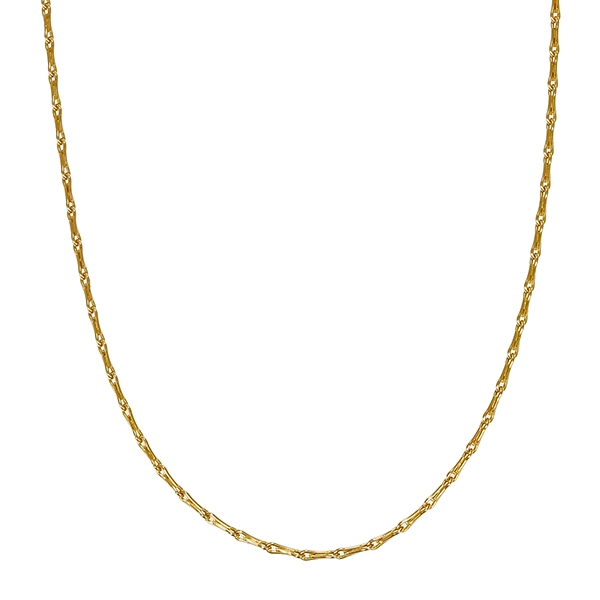 Kette, 18K, Gelbgold, Haferkorn-