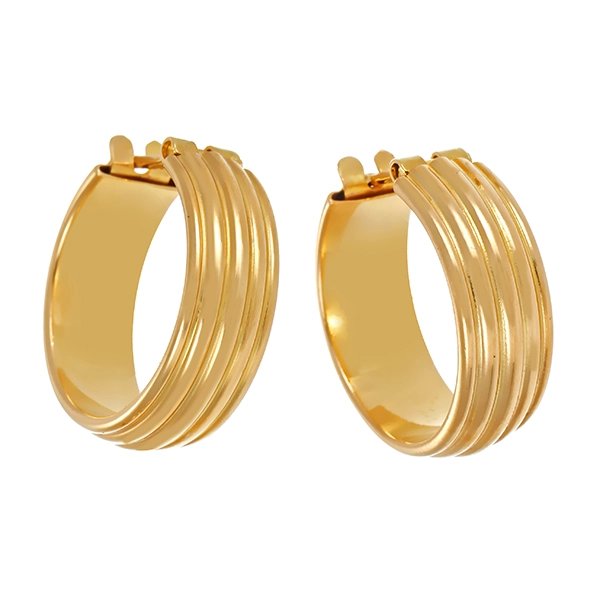 Creolen, 14K, Gelbgold