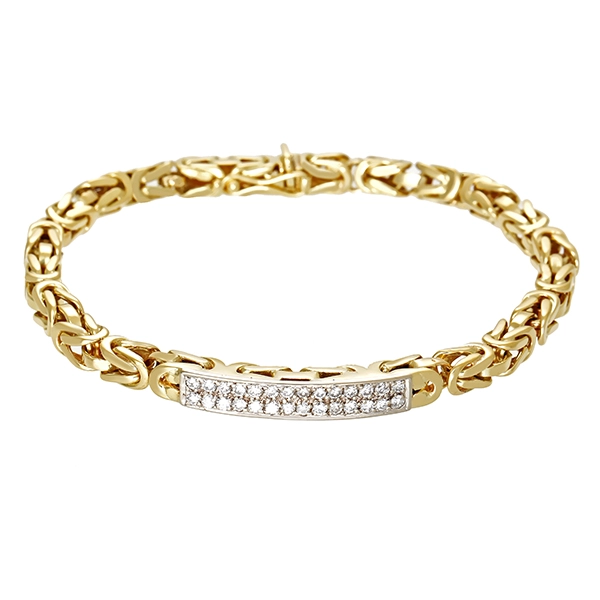 "Armband"König", 14K, Gelbgold"