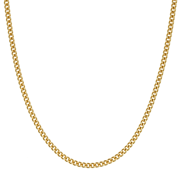 Kette, 14K, Gelbgold, Panzer, L 46,5cm