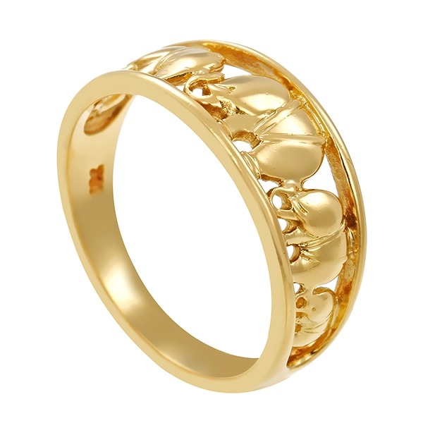 Ring, 18K, Gelbgold, Elefant, U55