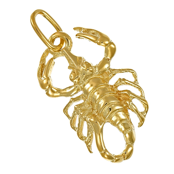 Anhänger, 14K, Gelbgold, Skorpion