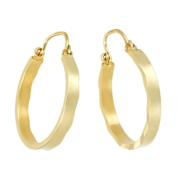 Creolen, 14K, Gelbgold