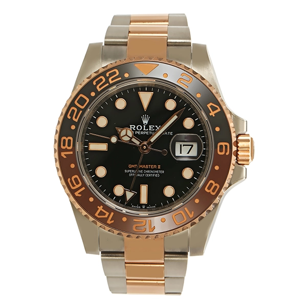 Herrenuhr Rolex 'GMT-Master II' Rootbeer Automatik