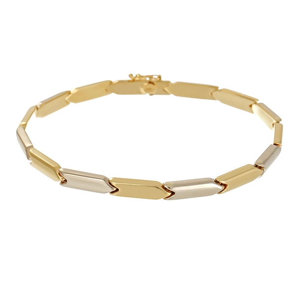 Armband, 14K, Gelb-/Weißgold  