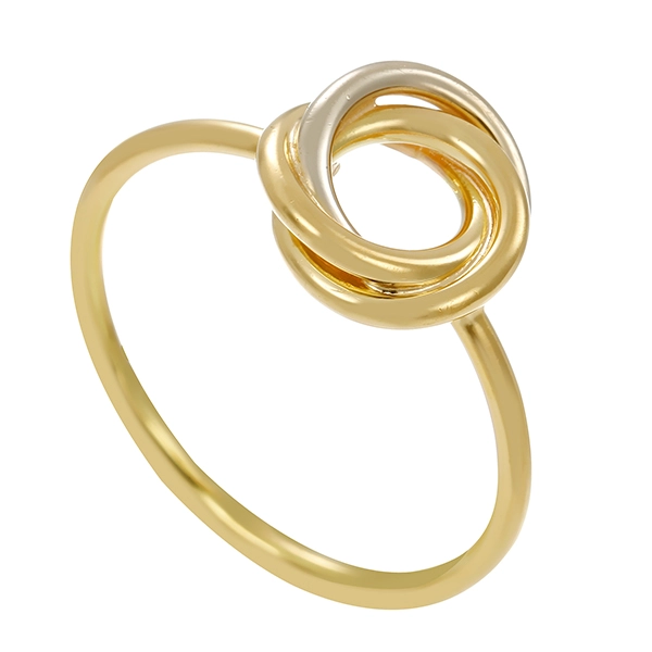 Ring, 18K, Gelb-/Weißgold