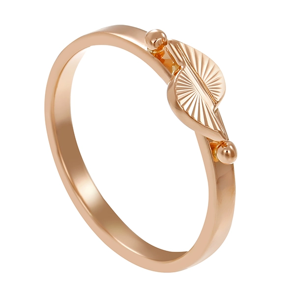 Ring, 14K, Rotgold