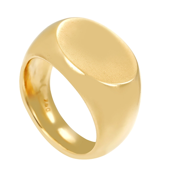 Herrenring, 18K, Gelbgold